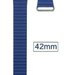 Curea iUni compatibila cu Apple Watch 1/2/3/4/5/6/7, 40mm, Leather Loop, Piele, Midnight Blue